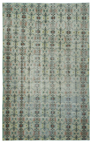 Naturel Over Dyed Vintage Rug 6'0'' x 9'5'' ft 184 x 288 cm