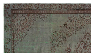 Naturel Over Dyed Vintage Rug 4'8'' x 8'2'' ft 143 x 248 cm