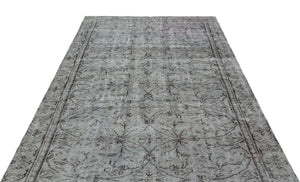 Naturel Over Dyed Vintage Rug 5'7'' x 9'1'' ft 171 x 278 cm