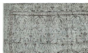 Naturel Over Dyed Vintage Rug 5'7'' x 9'1'' ft 171 x 278 cm