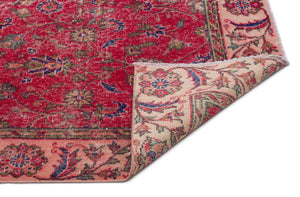 Naturel Over Dyed Vintage Rug 5'1'' x 8'10'' ft 155 x 270 cm