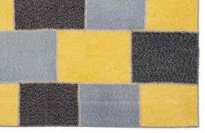 Mixed Over Dyed Patchwork Unique Rug 5'3'' x 7'7'' ft 160 x 230 cm