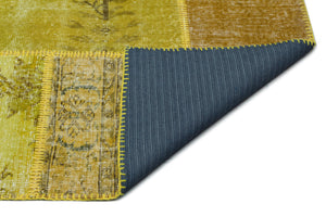 Green Over Dyed Patchwork Unique Rug 8'12'' x 12'0'' ft 274 x 366 cm