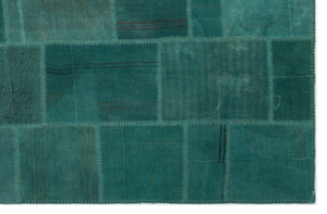 Mixed Over Dyed Kilim Patchwork Unique Rug 6'5'' x 9'10'' ft 196 x 300 cm