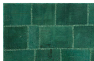 Mixed Over Dyed Kilim Patchwork Unique Rug 6'4'' x 9'9'' ft 194 x 297 cm