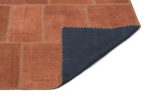 Mixed Over Dyed Kilim Patchwork Unique Rug 6'6'' x 9'11'' ft 197 x 303 cm