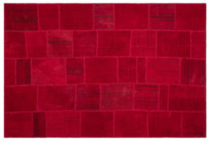 Mixed Over Dyed Kilim Patchwork Unique Rug 6'6'' x 9'10'' ft 197 x 300 cm