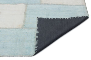 Mixed Over Dyed Kilim Patchwork Unique Rug 6'4'' x 9'11'' ft 194 x 302 cm