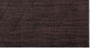 Gray Over Dyed Vintage Rug 5'0'' x 9'3'' ft 153 x 283 cm