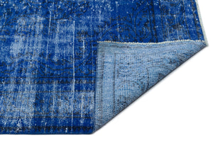 Gray Over Dyed Vintage Rug 5'0'' x 8'5'' ft 153 x 256 cm