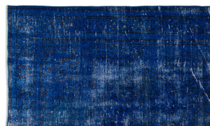 Gray Over Dyed Vintage Rug 5'0'' x 8'5'' ft 153 x 256 cm