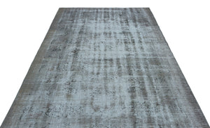 Blue Over Dyed Vintage Rug 6'0'' x 9'10'' ft 183 x 299 cm