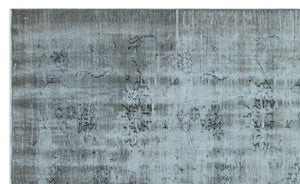 Blue Over Dyed Vintage Rug 6'0'' x 9'10'' ft 183 x 299 cm