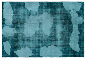 Retro Over Dyed Vintage Rug 6'0'' x 8'10'' ft 183 x 269 cm