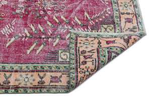 Naturel Over Dyed Vintage Rug 4'10'' x 8'7'' ft 148 x 262 cm