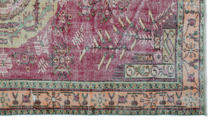 Naturel Over Dyed Vintage Rug 4'10'' x 8'7'' ft 148 x 262 cm