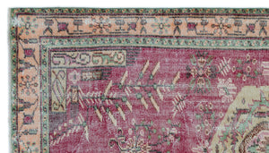 Naturel Over Dyed Vintage Rug 4'10'' x 8'7'' ft 148 x 262 cm