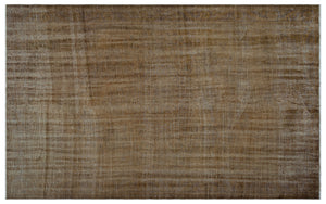 Brown Over Dyed Vintage Rug 6'4'' x 9'11'' ft 192 x 303 cm