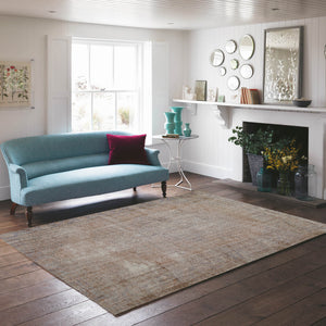 Brown Over Dyed Rug | Plain Rug | Turkish Rug | Hand Weaving Rug | Bedroom Rug | Wool Rug | Vintage Rug | Tumbled Rug | Naturel Rug | Boho Rug I 5'7'' x 9'0'' ft 170 x 275 cm