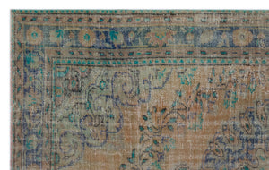 Naturel Over Dyed Vintage Rug 5'10'' x 9'0'' ft 177 x 275 cm