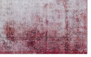 Retro Over Dyed Vintage Rug 5'5'' x 8'4'' ft 164 x 255 cm