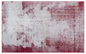 Retro Over Dyed Vintage Rug 5'5'' x 8'4'' ft 164 x 255 cm