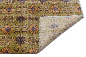 Retro Over Dyed Vintage Rug 5'6'' x 8'6'' ft 168 x 258 cm