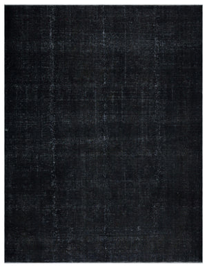 Gray Over Dyed Vintage XLarge Rug 9'7'' x 12'6'' ft 292 x 381 cm