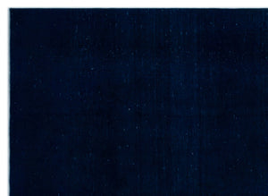 Blue Over Dyed Vintage XLarge Rug 8'10'' x 12'6'' ft 270 x 381 cm