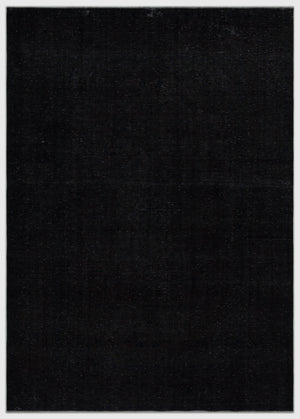 Gray Over Dyed Vintage XLarge Rug 7'5'' x 10'6'' ft 227 x 320 cm