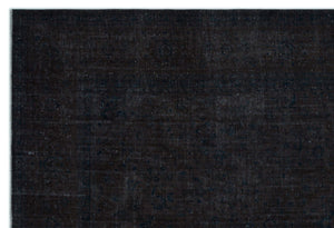 Gray Over Dyed Vintage XLarge Rug 9'1'' x 13'3'' ft 277 x 405 cm