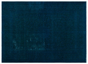 Turquoise Over Dyed Vintage XLarge Rug 9'0'' x 12'4'' ft 275 x 377 cm