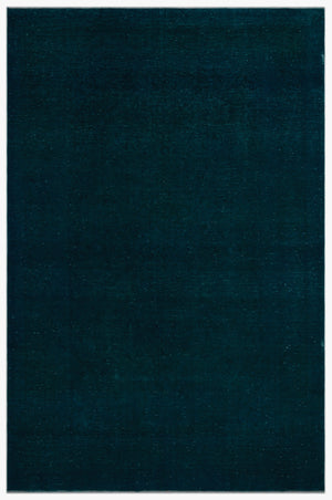 Turquoise Over Dyed Vintage XLarge Rug 9'4'' x 14'5'' ft 285 x 440 cm