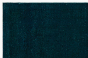 Turquoise Over Dyed Vintage XLarge Rug 9'4'' x 14'5'' ft 285 x 440 cm