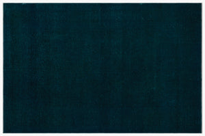 Turquoise Over Dyed Vintage XLarge Rug 9'4'' x 14'5'' ft 285 x 440 cm