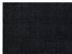 Gray Over Dyed Vintage XLarge Rug 9'4'' x 12'7'' ft 284 x 383 cm
