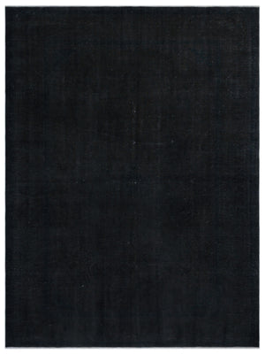 Gray Over Dyed Vintage XLarge Rug 9'4'' x 12'7'' ft 284 x 383 cm