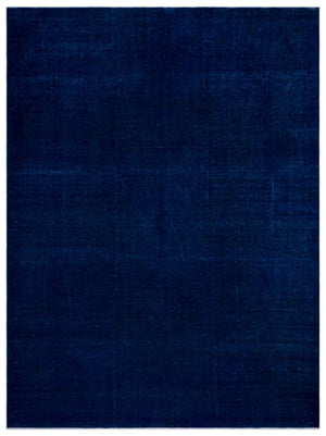 Blue Over Dyed Vintage XLarge Rug 9'7'' x 13'0'' ft 293 x 397 cm