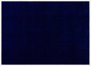Blue Over Dyed Vintage XLarge Rug 9'2'' x 12'8'' ft 280 x 385 cm