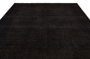 Gray Over Dyed Vintage XLarge Rug 9'7'' x 12'4'' ft 292 x 375 cm