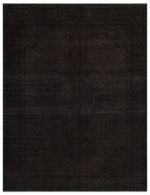 Gray Over Dyed Vintage XLarge Rug 9'7'' x 12'4'' ft 292 x 375 cm