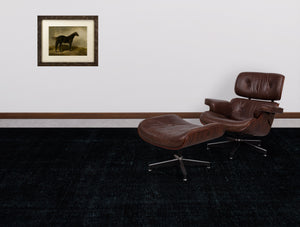 Black Over Dyed Vintage XLarge Rug 10'1'' x 13'5'' ft 308 x 408 cm