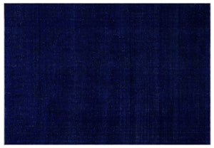 Blue Over Dyed Vintage XLarge Rug 9'1'' x 13'4'' ft 277 x 406 cm