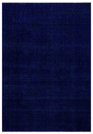 Blue Over Dyed Vintage XLarge Rug 9'1'' x 13'4'' ft 277 x 406 cm
