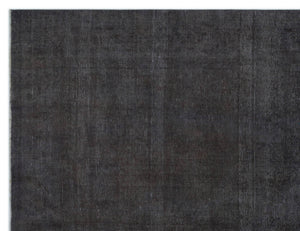 Gray Over Dyed Vintage XLarge Rug 9'11'' x 12'4'' ft 303 x 377 cm