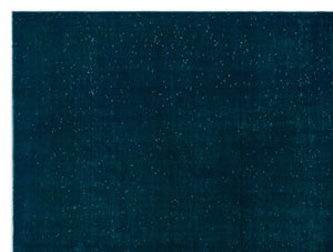 Turquoise Over Dyed Vintage XLarge Rug 9'9'' x 12'12'' ft 296 x 396 cm