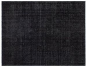 Gray Over Dyed Vintage XLarge Rug 9'11'' x 12'9'' ft 301 x 388 cm