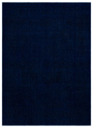 Blue Over Dyed Vintage XLarge Rug 8'0'' x 11'1'' ft 245 x 338 cm
