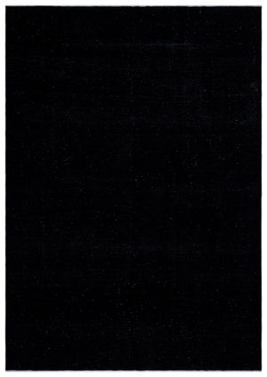 Black Over Dyed Vintage XLarge Rug 9'7'' x 13'9'' ft 291 x 418 cm