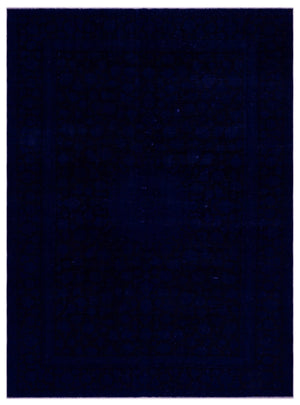 Blue Over Dyed Vintage XLarge Rug 9'0'' x 12'3'' ft 275 x 374 cm